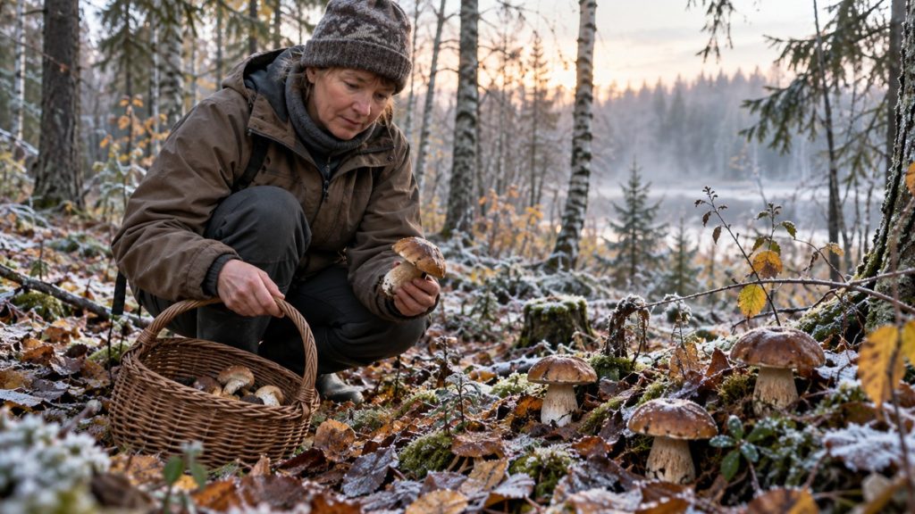 Какие грибы встречаются в октябре и где ошибиться при их определении