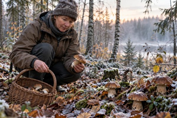 Какие грибы встречаются в октябре и где ошибиться при их определении